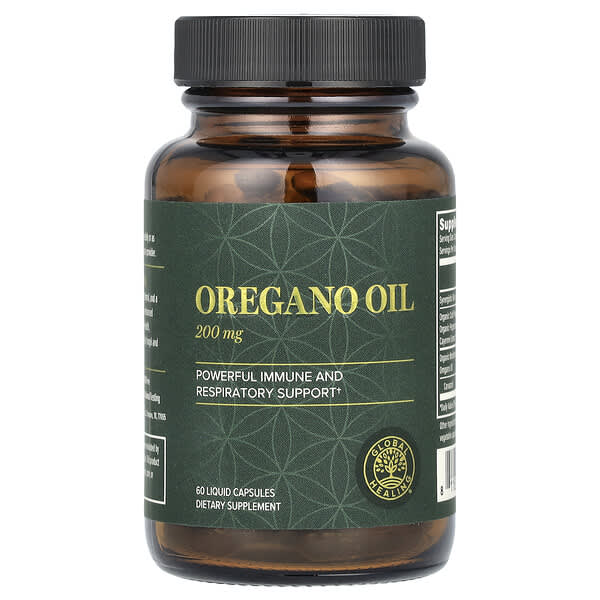 Global Healing Oregano Oil, 60 Liquid Capsules