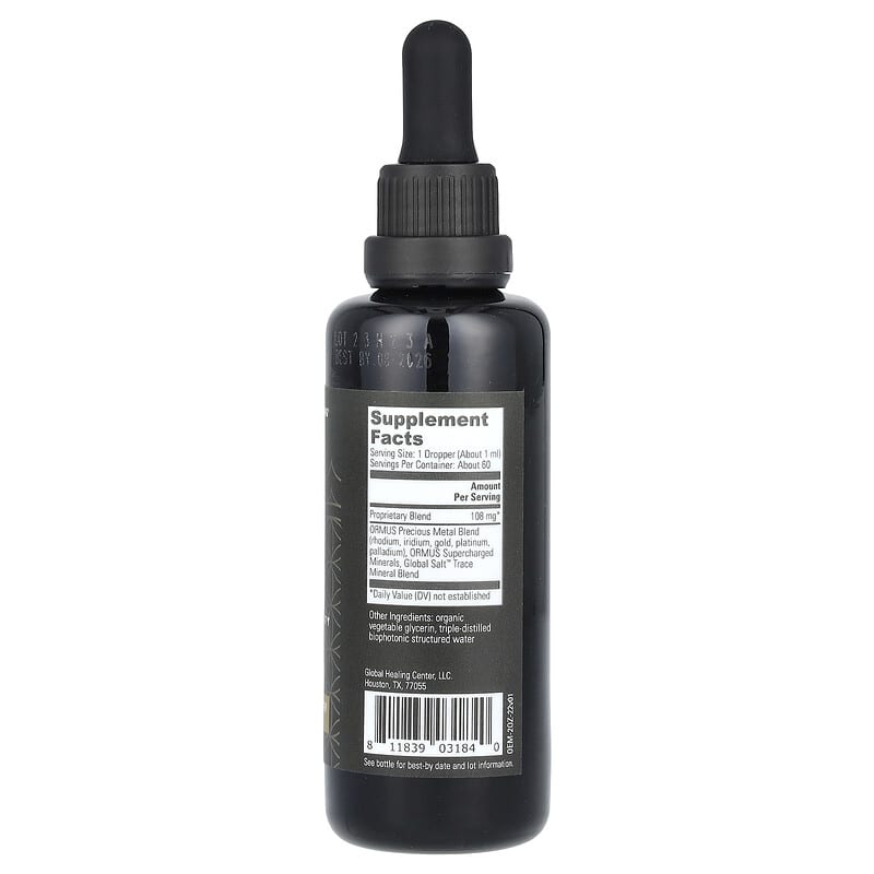 ORMUS Earth Minerals（オルムスアースミネラルズ）、59.2ml（2