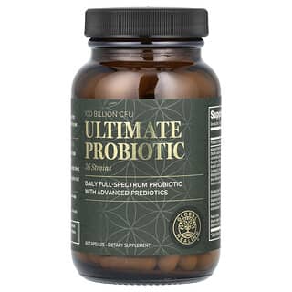 Global Healing, Ultimate Probiotic, ultimatives Probiotikum, 100 Milliarden KBE, 60 Kapseln
