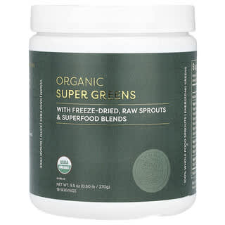 Global Healing, Organic Super Greens, Bio-Supergemüse, 270 g (9,5 oz.)