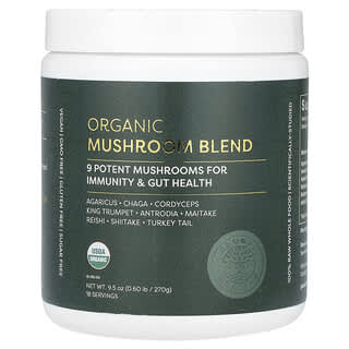 Global Healing, Organic Mushroom Blend, Bio-Pilzmischung, 270 g (9,5 oz.)