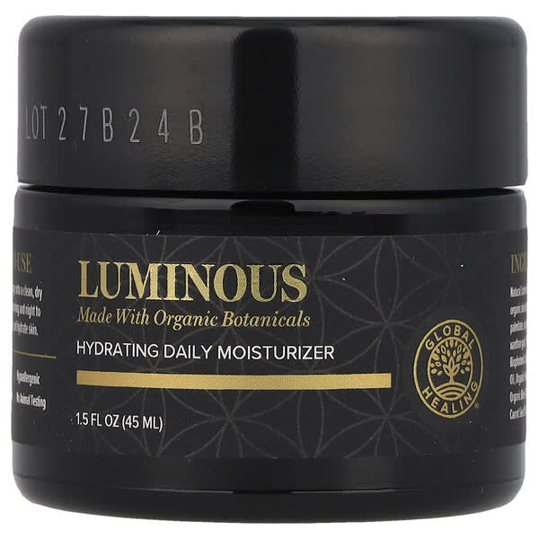 Global Healing, Luminous, 하이드레이팅 데일리 모이스처라이저, 45ml(1.5fl oz)