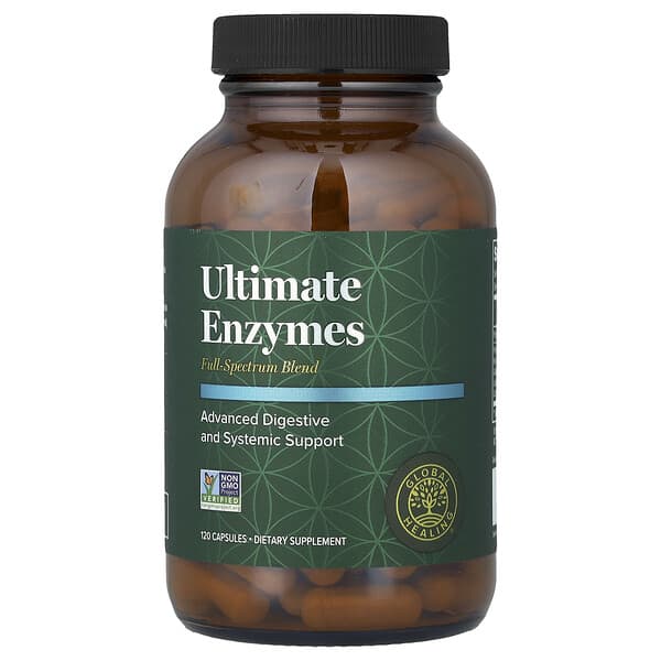 Global Healing, Ultimate Enzymes, 120 Capsules