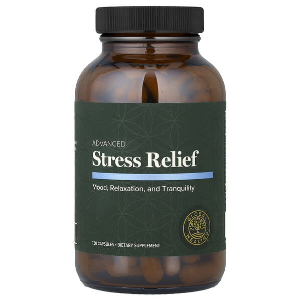 Global Healing, Advanced Stress Relief, 120 Capsules — product photo 1
