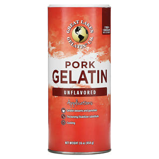 Great Lakes Wellness‏, Pork Gelatin, Unflavored, 16 oz (454 g)
