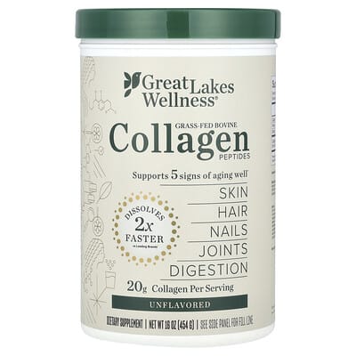 Norland Great Lakes Wellness, Grass-Fed Bovine Collagen Peptides, Unflavored, 16 oz (454 g) supplement Uganda UGX 159834