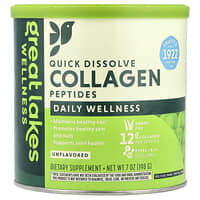Бързоразтворими колагенови пептиди, ежедневен уелнес, без аромат, 198 g (7 oz)