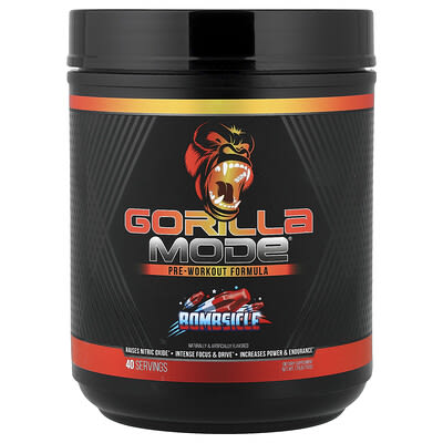 Gorilla Mind, Mode®, Pre-Workout Formula, Bombsicle, 1.75 lbs (792 g)
