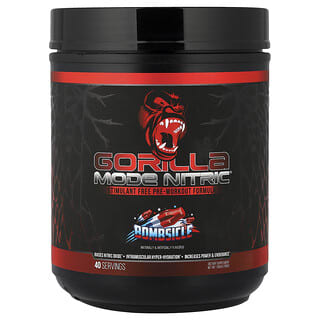 Gorilla Mind LLC, Mode Nitric®, Stimulant Free Pre-Workout Formula, Bombsicle, 1.69 lb (768 g)