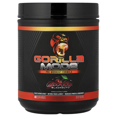 Gorilla Mind, Mode®, Pre-Workout Formula, Cherry Blackout, 1.79 lb (812 g)