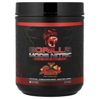 Gorilla Mind LLC, Mode Nitric®, Stimulant Free Pre-Workout Formula, Volcano Burst, 1.69 lb (768 g)