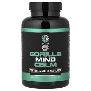 Gorilla Mind, Calm, модуляция уровня кортизола и стресса, 120 капсул