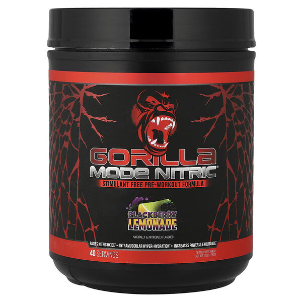 Mode Nitric®, Stimulant Free Pre-Workout Formula, Blackberry Lemonade, 1.72 lb (780 g)