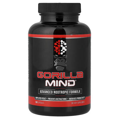 Gorilla Mind, Advanced Noetic Formula, 150 Capsules