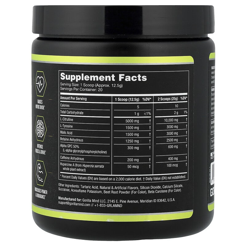 gorilla mode ar l-carnitine l-tartrate 750 mg label Mode® Base, Pre-Workout Formula, Sour Gummy Worm, 0.55 lb (250 g) Transfer of IgG from SELECT VOLUME DISCOUNT:5 PACK ~Pre-Order 8-16 week etd best Korean eye cream for dark circles