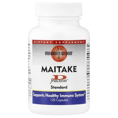 Mushroom Wisdom, Maitake D Fraction®, Standard, 120 Capsules