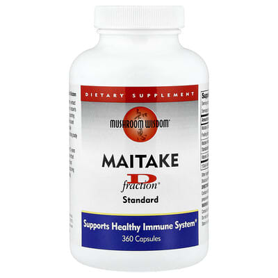 Mushroom Wisdom, Maitake D-Fraction®, Standard, 360 Capsules