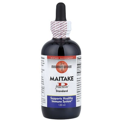 Mushroom Wisdom, Maitake D-Fraction®, Standard, 120 ml