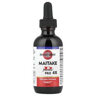Mushroom Wisdom, Maitake D-Fraction®, Pro 4X, 60 ml