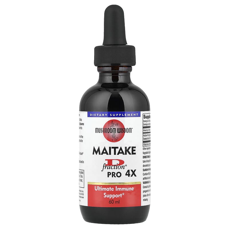 Maitake D-fraction（マイタケD-フラクション）、プロ4X、60ml（1回分