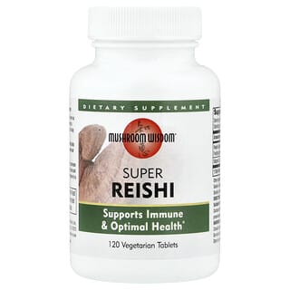 Mushroom Wisdom, Süper Reishi, 120 Vejetaryen Tablet