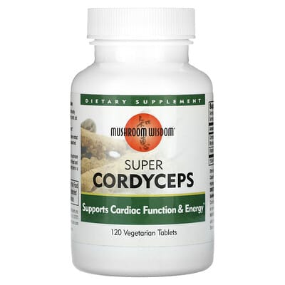 Mushroom Wisdom, Super Cordyceps, 120 Vegan Tablets