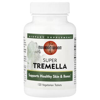 Mushroom Wisdom, Super Tremella, 베지 정제 120정