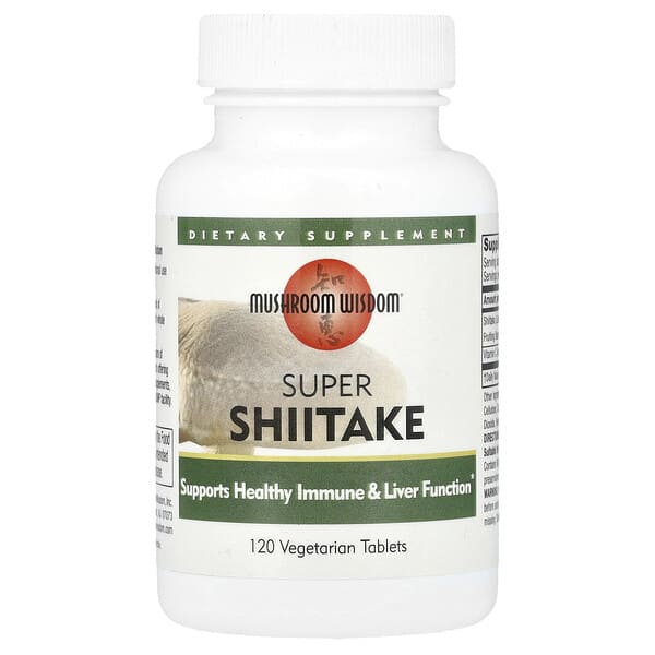 Super Shiitake, 120 Vegetarian Tablets