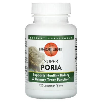 Mushroom Wisdom, Super Poria, 120 Vegetarian Chips