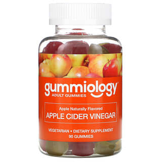 Gummiology, กัมมี่แอปเปิ้ลไซเดอร์สำหรับผู้ใหญ่ รสแอปเปิ้ลธรรมชาติ บรรจุกัมมี่มังสวิรัติ 90 ชิ้น