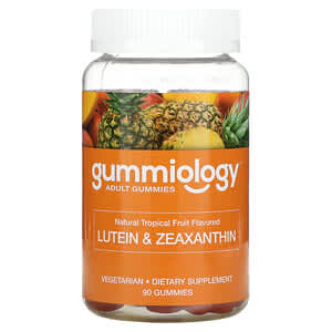 Gummiology, Lutein & Zeaxanthin Gummies, Tropical, 90 Vegetarian Gummies'