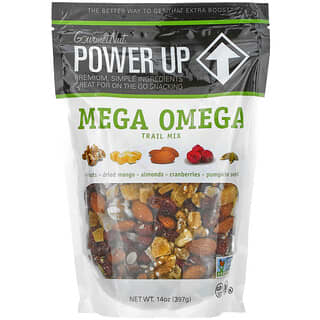 Power Up, Mega mezcla de frutos secos con omega, 397 g (14 oz)
