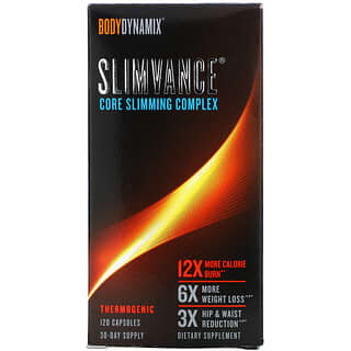 GNC, Body Dynamix, Slimvance, Core Slimming Complex, 120 Capsules
