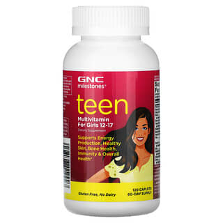 GNC, 重要階段，青少年多維生素，12-17 歲女孩，120 囊片