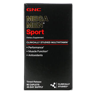 GNC, Mega Men Sport Multivitamin , 90 Caplets