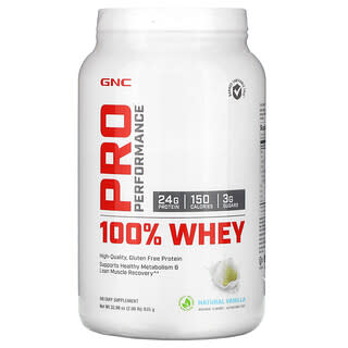 جي إن سي‏, Pro Performance 100% Whey, Natural Vanilla, 2.06 lb (935 g)