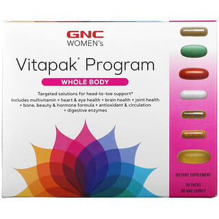 GNC, 女性 Vitapak Program，全身，30 包
