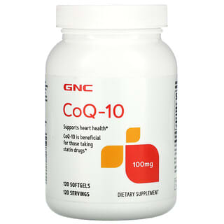 GNC, CoQ-10, 100 mg, 120 Cápsulas Softgel