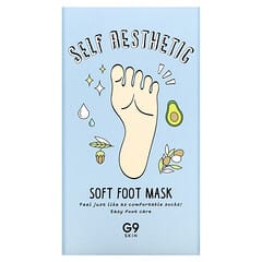 G9skin, Self Aesthetic, М'яка маска для ніг, 5 масок, 0,40 рідкої унції (12 мл)