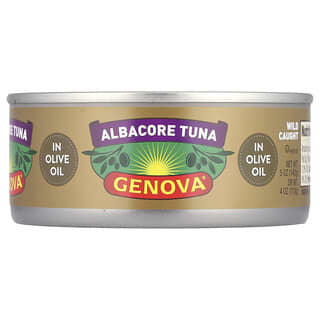 Genova, Atum Albacora em Óleo de Oliva, 142 g (5 oz)