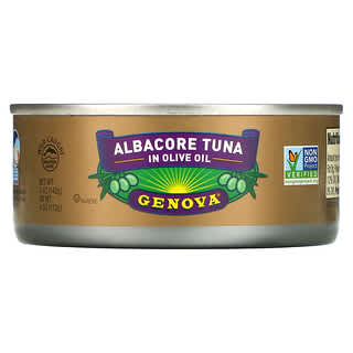 Genova, Альбакорский тунец в оливковом масле, 142 г (5 унций)