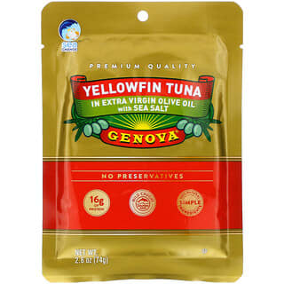 Genova, 黃鰭金槍魚，載於含海鹽的高級初榨橄欖油中，2.6 盎司（74 克）
