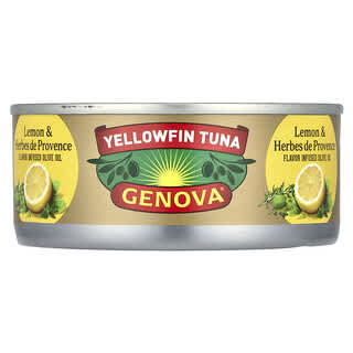 Genova, Atún de aleta amarilla, Limón y hierbas de Provenza, 142 g (5 oz)