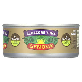 Genova, Weißer Thunfisch in Olivenöl, natriumarm, 142 g (5 oz.)