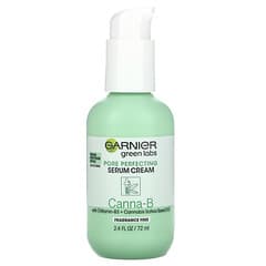Garnier, Green Labs, Sérum en crema para perfeccionar los poros, Canna-B, con vitamina B3 y aceite de semilla de cannabis sativa, 72 ml (2,4 oz. Líq.)