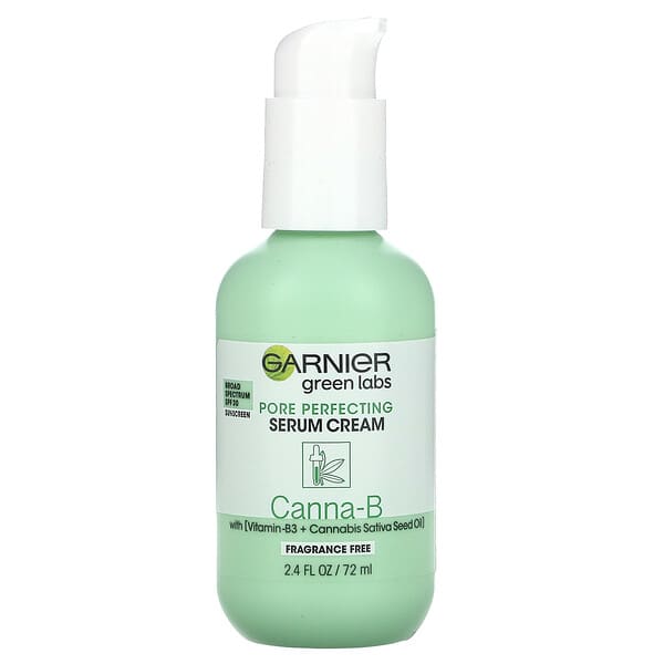 Garnier, Green Labs, Pore Perfecting Serum Cream, Canna-B, With Vitamin ...