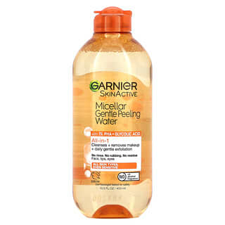 Garnier, SkinActive, Agua micelar exfoliante suave, 400 ml (13,5 oz. Líq.)