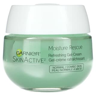 Garnier, SkinActive, 모이스처 레스큐 리프레싱 젤 크림, 중성 및 복합성 피부용, 1.7oz(50g)