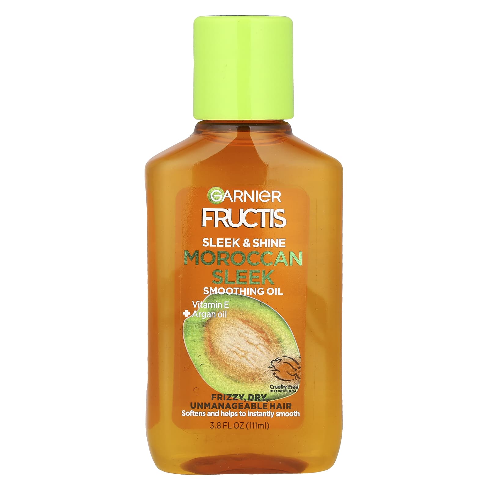 Fructis, Sleek & Shine, Moroccan Sleek Smoothing Oil, 3.8 fl