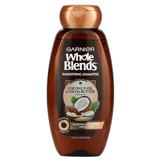 Garnier, Whole Blends, Smoothing Shampoo, Coconut Oil & Cocoa Butter , 12.5 fl oz (370 ml)